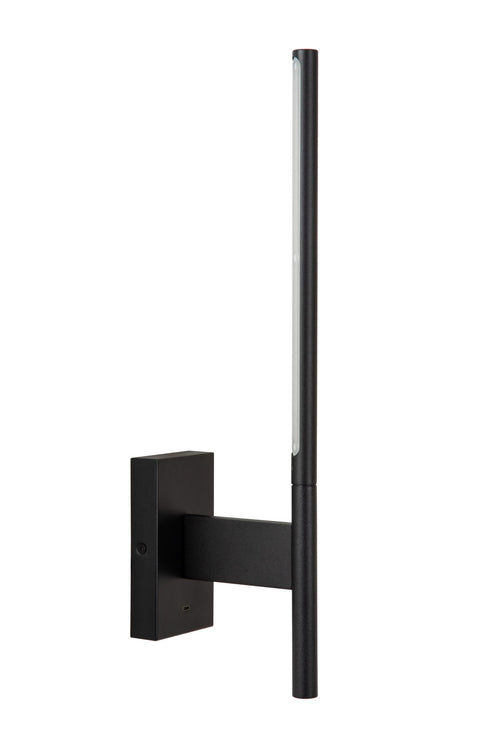 Lucide wandlamp FINAN - Geïntegreerde LED - Zwart