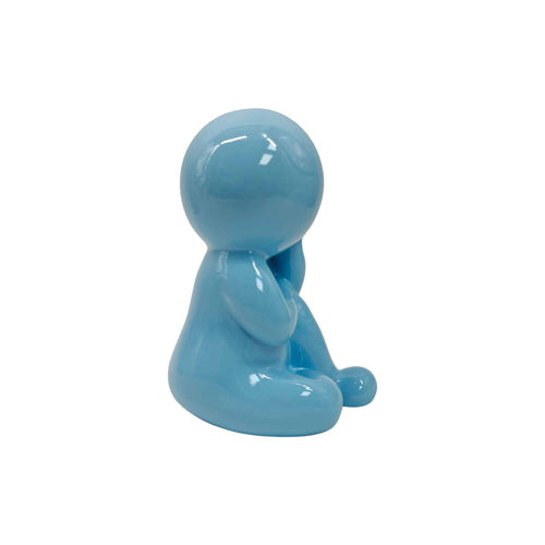 Present Time ornament Amigo Dreaming Medium - blauw - 14.8x11.2x20cm
