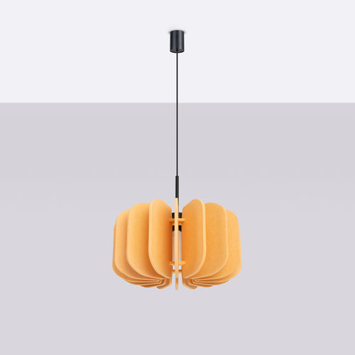 Sollux Lighting Hanglamp MULA 45 geel - 45x45x146cm