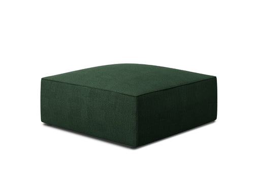 Micadoni Poef Ruby structurele stof, groente - 93x93x40cm