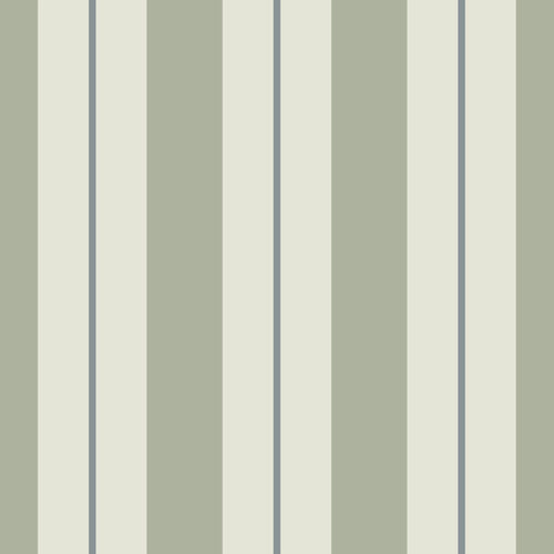 ESTAhome behang strepen vergrijsd groen en blauw - 50 x 900 cm - 132153