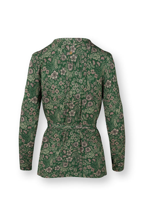Pip Studio - Teagan Vest Dames - Daisy Dreams - Groen - XL