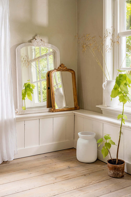 vtwonen Vaas - Terracotta - Wit - 24x36cm