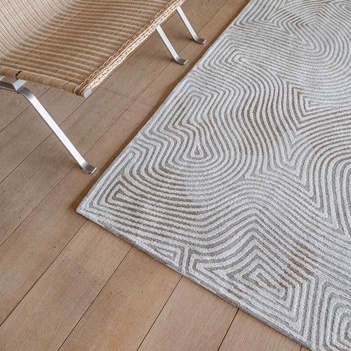 Louis De Poortere vloerkleed Oyster White - grijs - 280x390cm - vtwonen shop