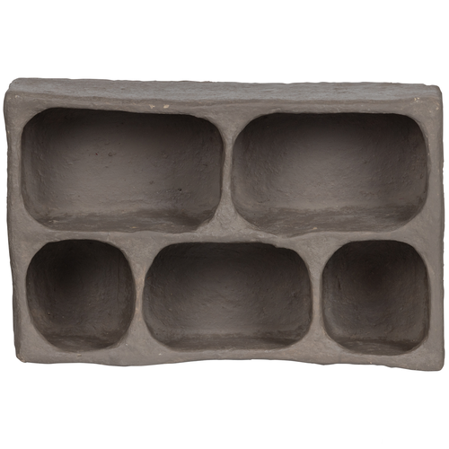 WOOOD wandkastje Clay - Papier Mache - Grijs - 70x45x23 - vtwonen shop