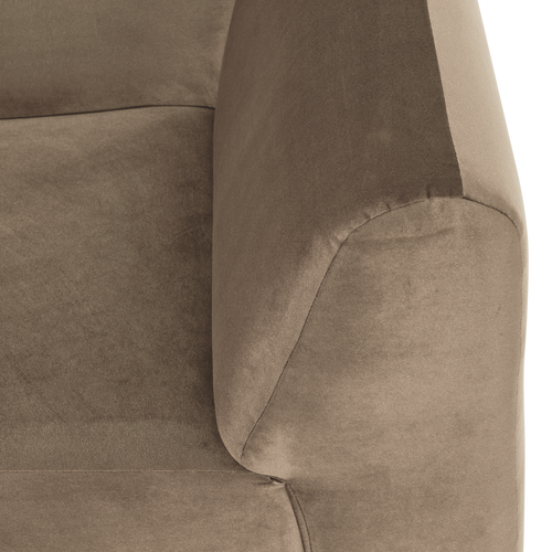 WOOOD hoekelement recht Mojo Base - Velvet - Khaki - 74x105x105