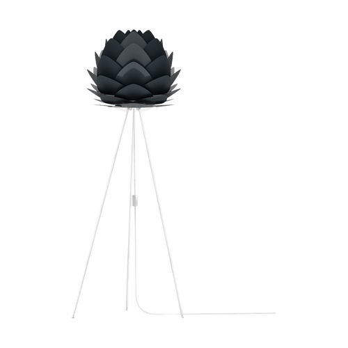Umage Aluvia Medium vloerlamp anthracite grey - met tripod wit - Ø 59 cm