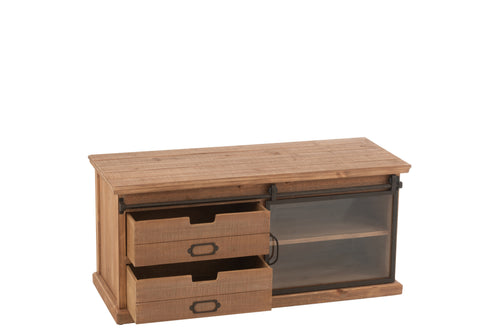J-Line tv kast Sia - hout - naturel