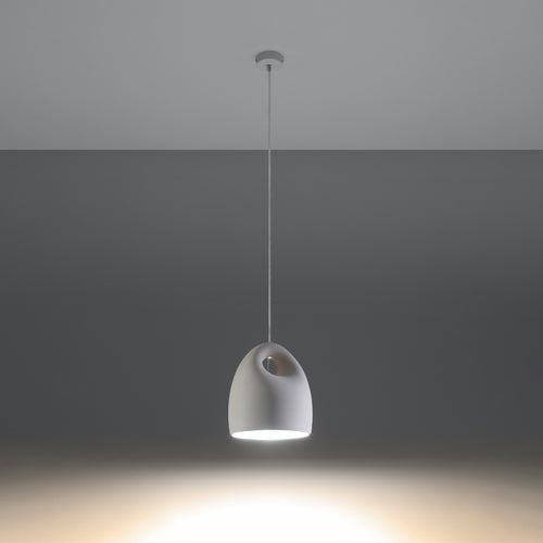 Sollux Lighting Keramische hanglamp BUKANO - 25x25x126cm