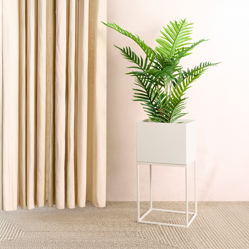 Lisomme Xam staande metalen plantenbak zand - 28 x 55 cm - vtwonen shop