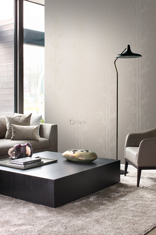 Origin Wallcoverings behang bamboe warm zilver - 53 cm x 10,05 m - 345751 - vtwonen shop