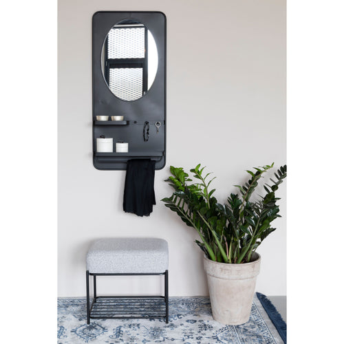 Housecraft Living Milou Kruk/ Poef Rechthoekig - Grijs - vtwonen shop