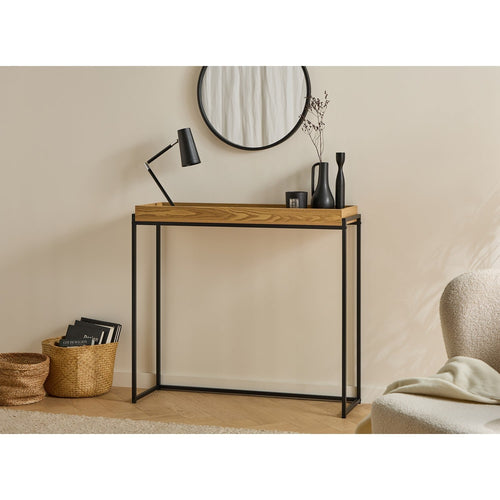 Calicosy - JESSIE Design haltafel - Licht hout - 30x100x90 cm