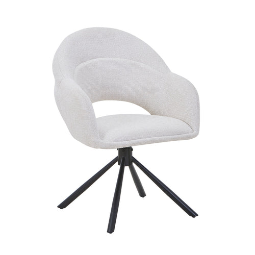 DÉJA Living Eetkamerstoel Celeste - Beige - Draaibaar - Set van 2 - vtwonen shop