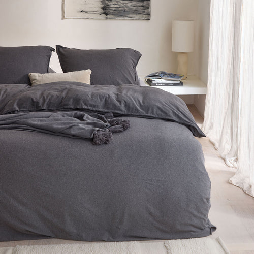Walra - Dekbedovertrek Soft Comfort - 240x220 cm - Antraciet