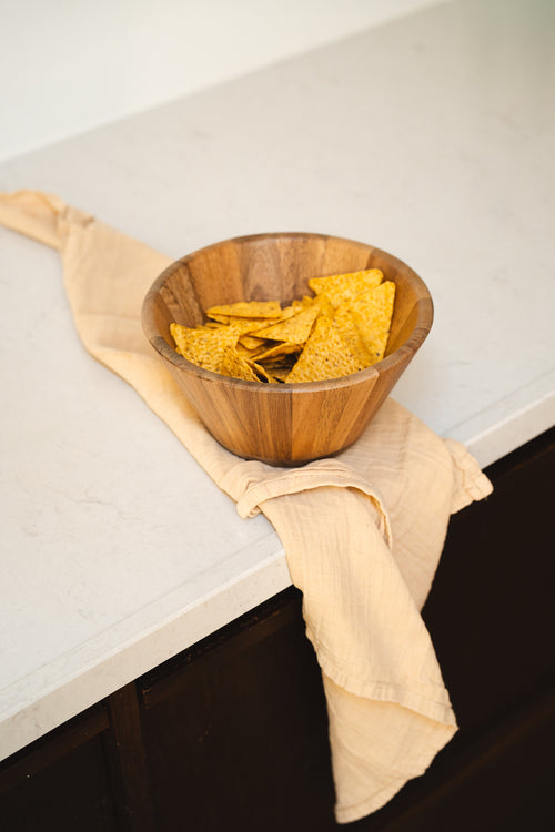 Leopold Vienna - Serveerschaal medium Oviedo - Acacia - vtwonen shop