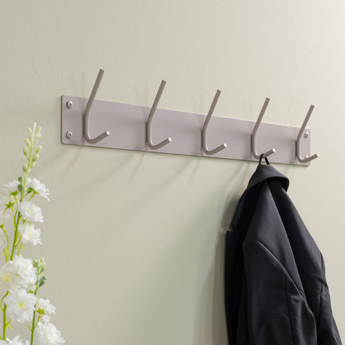 Spinder Design kapstok Fusion 5 - Silky Taupe - 5 haken - vtwonen shop