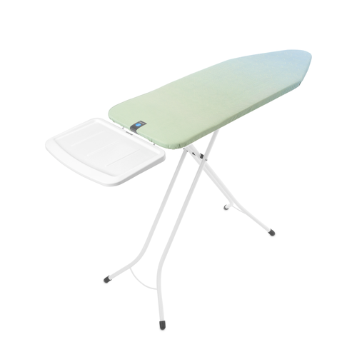 Brabantia Strijkplank C, 124x45 cm, solide stoomunithouder - Soothing Sea