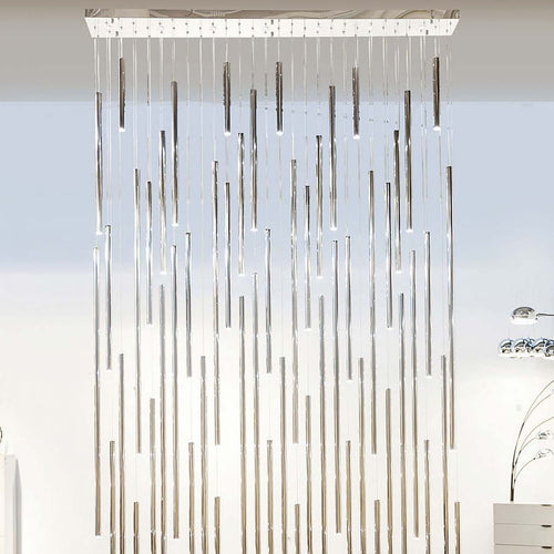 Kare Design Hanglamp Living Vegas Deluxe chroom
