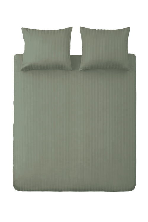 Ten Cate dekbedovertrek - 100% katoensatijn - groen - 240x200/220 - vtwonen shop