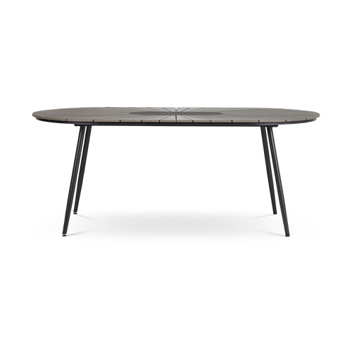 Lisomme Liam ovale tuintafel polywood - 195 x 103 cm
