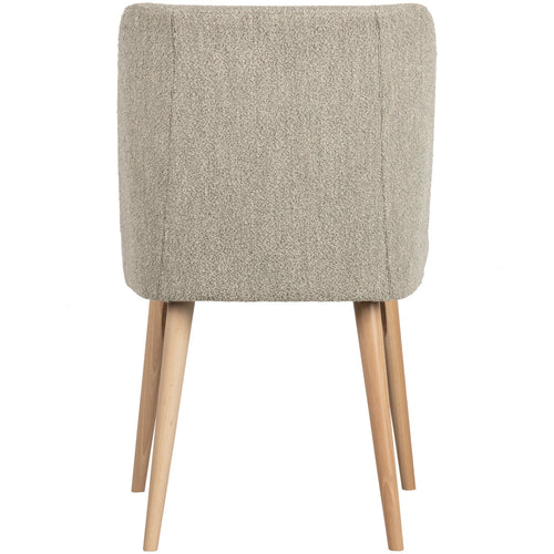 vtwonen eetkamerstoelen Force - Naturel - Grijs - Set van 6