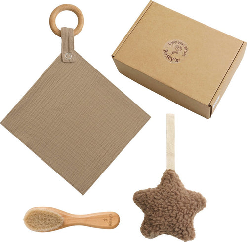 Rosey´s® Luxe baby giftset Taupe - vtwonen shop