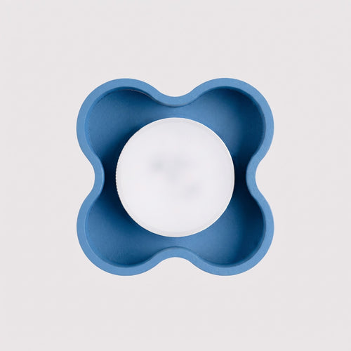 Sollux Lighting Plafondlamp OVIO 1 azuurblauw Gx53 - 12x12x6cm