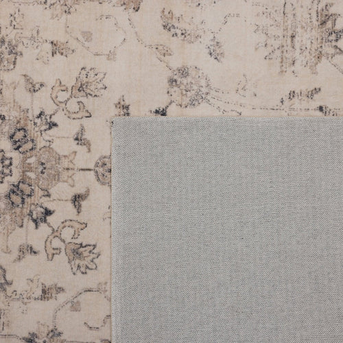 Mrcarpet Vintage Loper Vloerkleed wasbaar Beige/grijs Duux 80x250cm 80 x 250cm