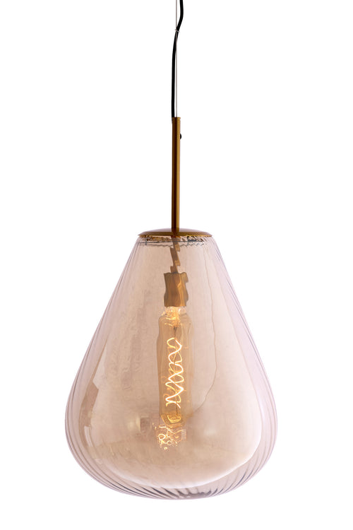 Light & Living hanglamp LEONA - brons - Ø40x50cm - vtwonen shop
