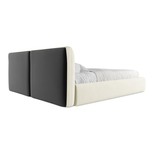 LaMiaSofa Bed met opbergruimte Milano - chenille stof - beige - 200x228x82