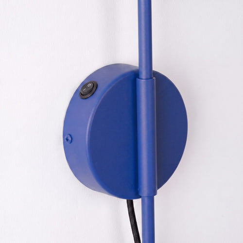 Sollux Lighting Wandlamp NOX 1 ultramarijn met schakelaar - 14x61x30cm