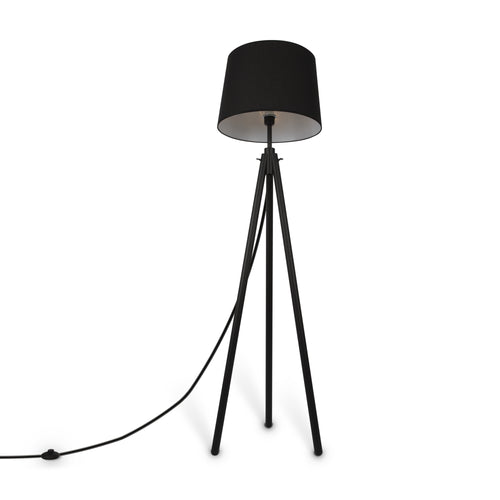 Maytoni - Vloerlamp Calvin - Zwart - Ø44 - vtwonen shop