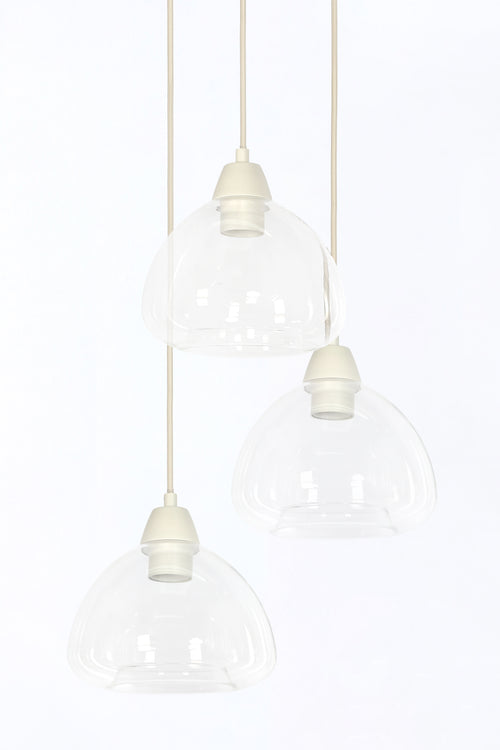 Light & Living hanglamp BISHO - Ø30x14cm - wit - vtwonen shop