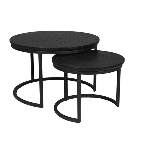 Starfurn  salontafel Otik - zwart - 70x70x45cm