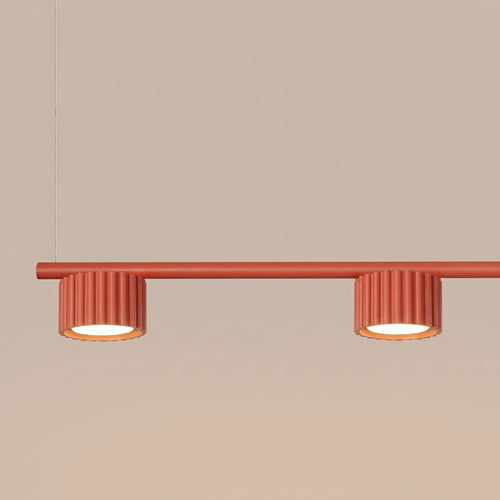 Sollux Lighting Kroonluchter AURA 4 rood Gx53 - 122x10x208cm