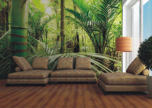 Sanders & Sanders fotobehang jungle-motief groen - 360 x 270 cm - 600477