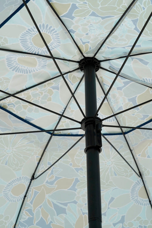Mica Decorations Bloem Parasol - H238 x Ø220 cm - Blauw - vtwonen shop