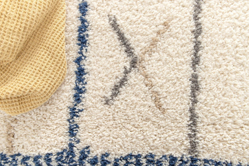 AFK Living vloerkleed Glyph - zeer zacht - blauw - 160 x 230 cm - vtwonen shop