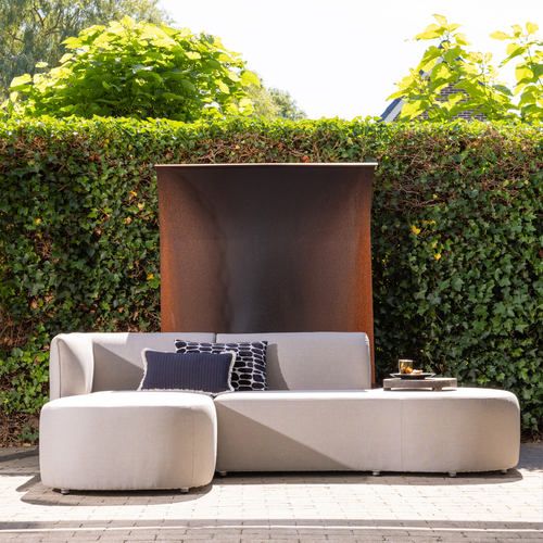 WOOOD loungeset Chios - Organisch - Zand - 71x258x168 - vtwonen shop