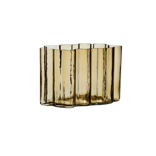 Hübsch vaas Umber - glas - 30x16xh20cm - vtwonen shop