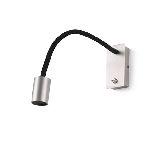 Faro Leser - LED Indoor Wandlamp Leeslamp Satijn Nikkel