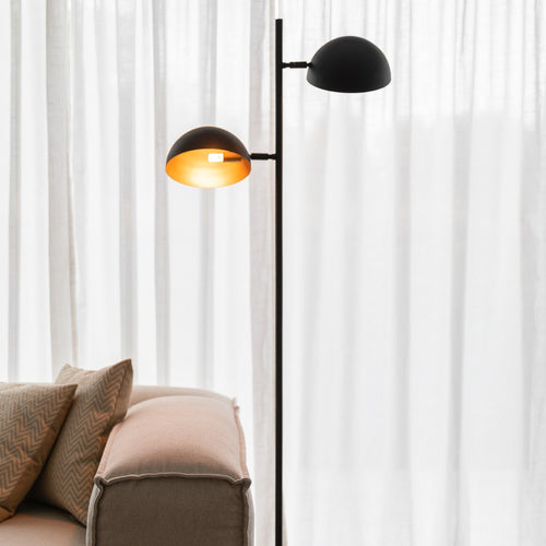 Atmooz vloerlamp Balade - goud - 30 x 55 x H 160 cm - G9