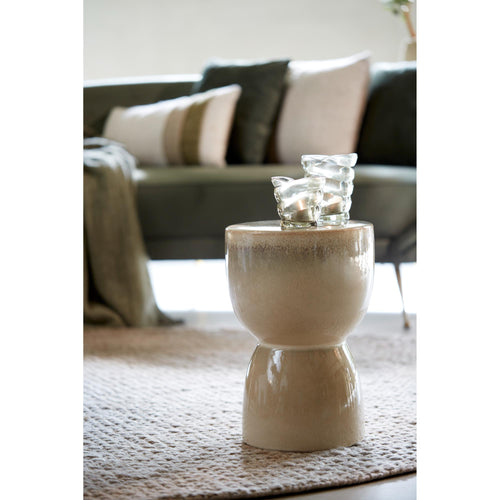 Light & Living bijzettafel Finca - wit - Ø28.5cm - vtwonen shop