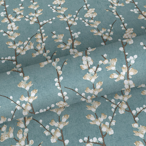 Sanders & Sanders behang bloesemtak vergrijsd blauw en wit - 53 cm x 10 m - 640179