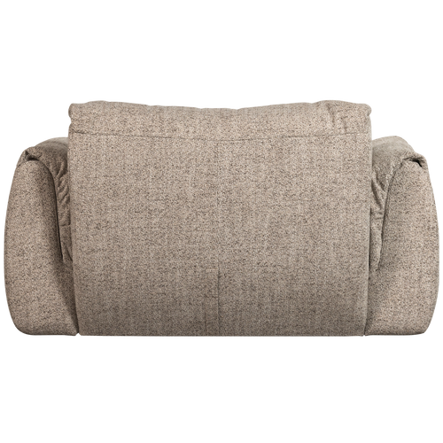 WOOOD loveseat Baggy - Geweven Stof - Bruin Melange - 81x138x101 - vtwonen shop