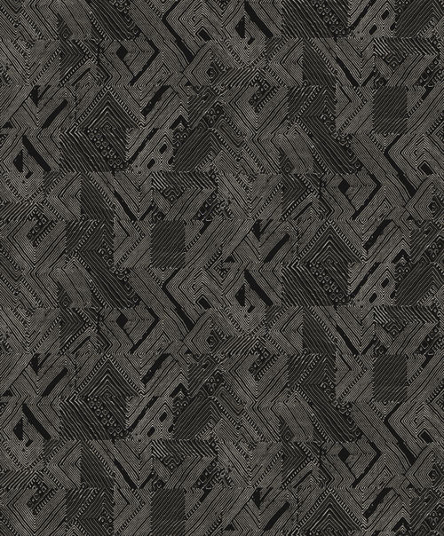 Masureel behang geometrische vormen grijs - 53 cm x 10.05 m - 630878 - vtwonen shop