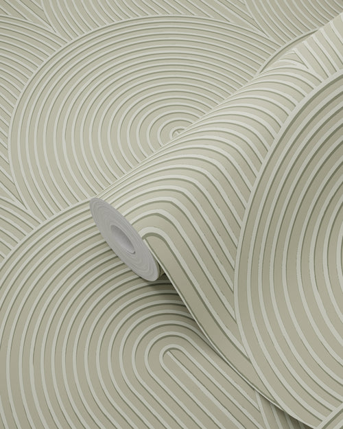 ESTAhome behang 3D-motief groen - 50 x 900 cm - 131105 - vtwonen shop