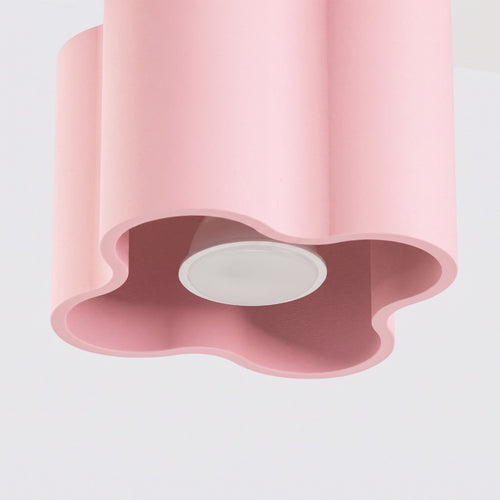 Sollux Lighting Plafondlamp OVIO 1 roze GU10 - 12x12x10cm