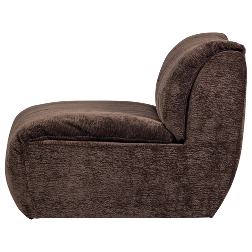 WOOOD 1-zits element Baggy - 3D Chenille - Donkerbruin - 81x91x101 - vtwonen shop